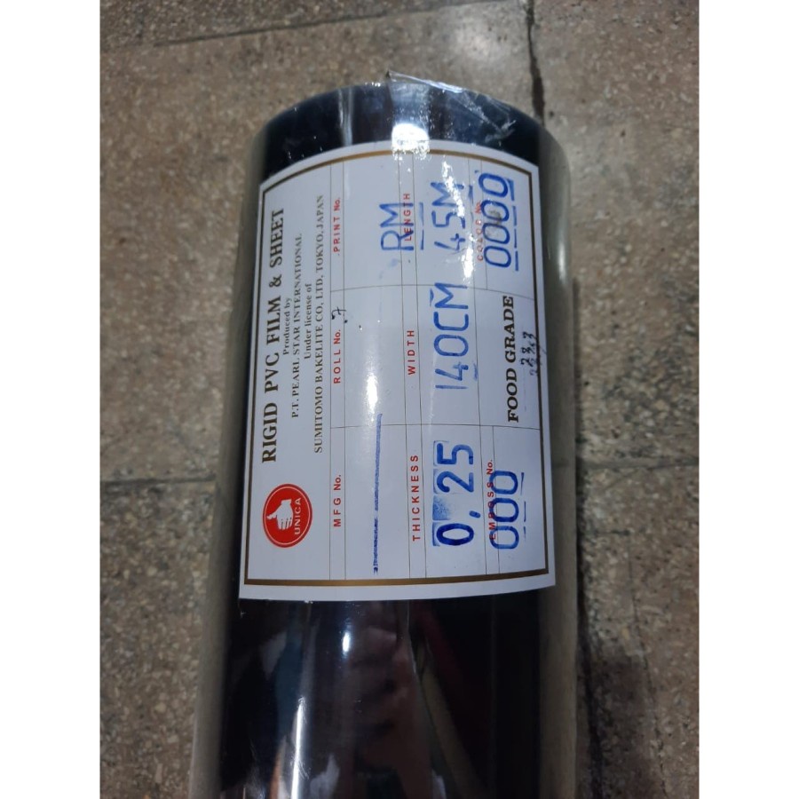 Face Shield Medis Meteran 140cmx1m, T=0.25mm, Plastik Mika Rigid Keras-1