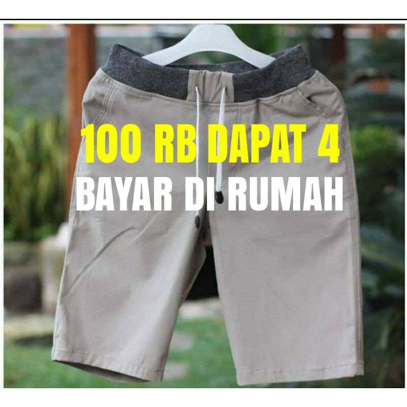 Bisa COD Celana Pendek Pria Cowok Dewasa Chino Rip Karet Bisa COD Celana Pendek Pria Cowok Dewasa Chino Rip Karet