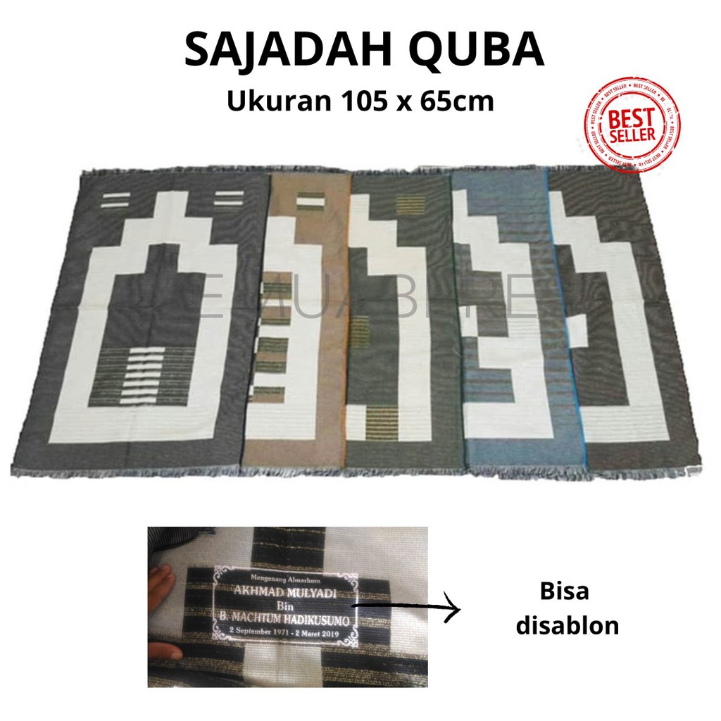 Sajadah Turkey QUBA Ukuran 110 x 70 cm [40pcs]