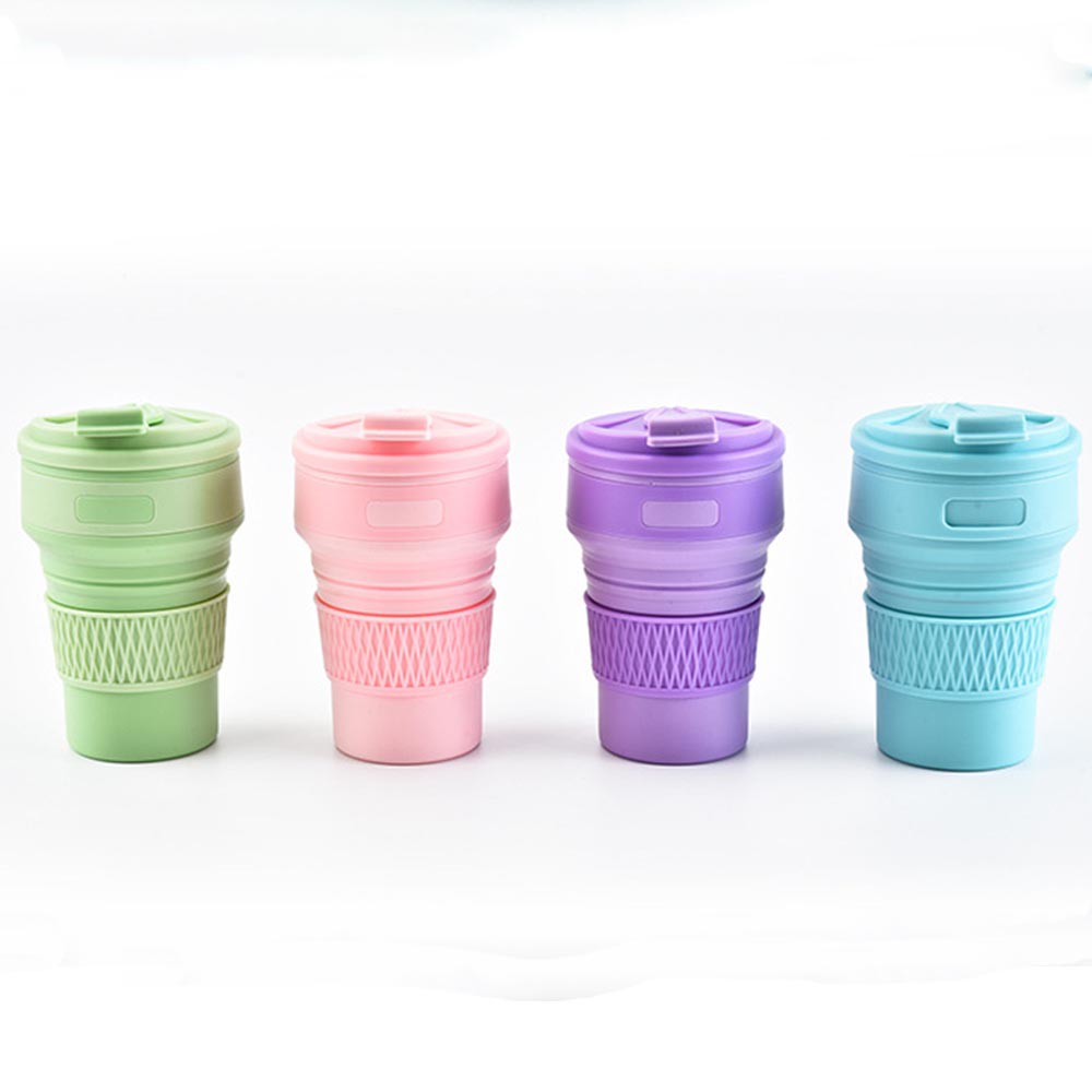 Travel Silicone Folding Cup - Gelas Lipat Ramah Lingkungan