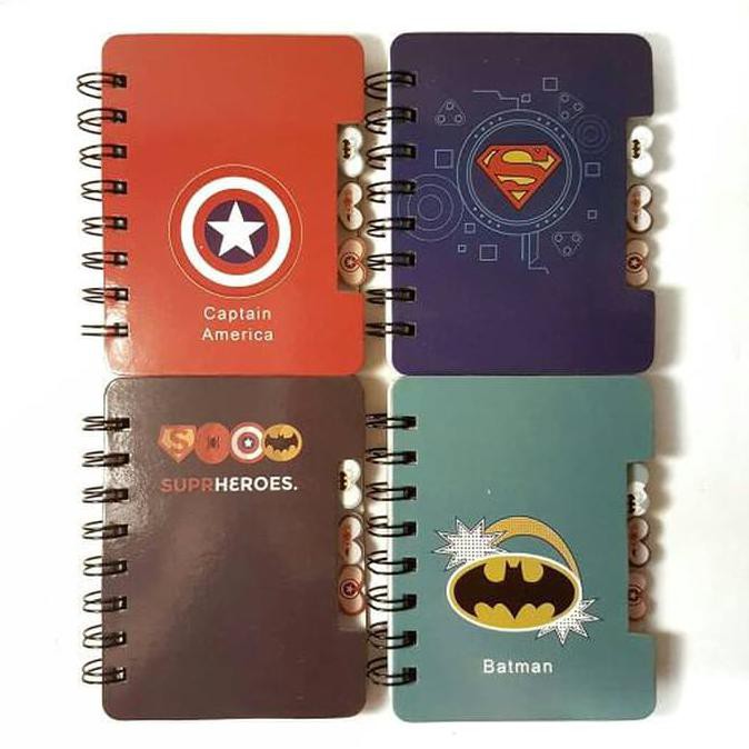 

BARU Diary | Notebook | Buku Catatan Buku Tulis Super Heroes Collection