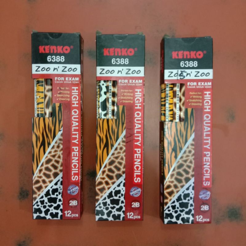 

Pensil 2B Pensil Kenko 6388 Zoo n' Zoo per kotak