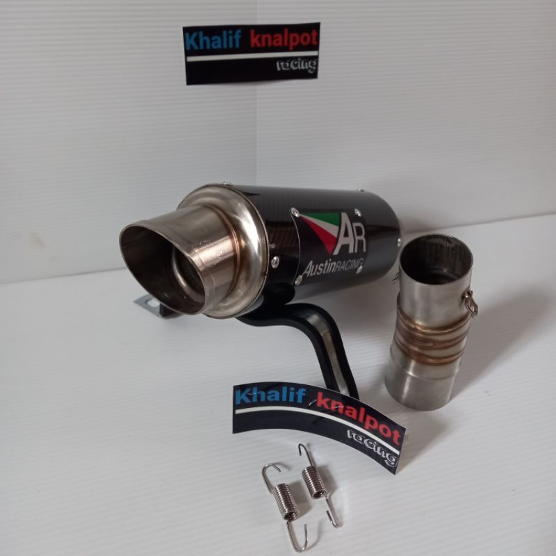 Knalpot Racing Ar austin slip on Ninja250 Ninja250Fi Ninja2018