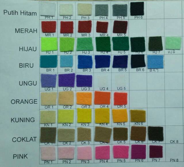 Bahan Kain Flanel 45cm x 45cm