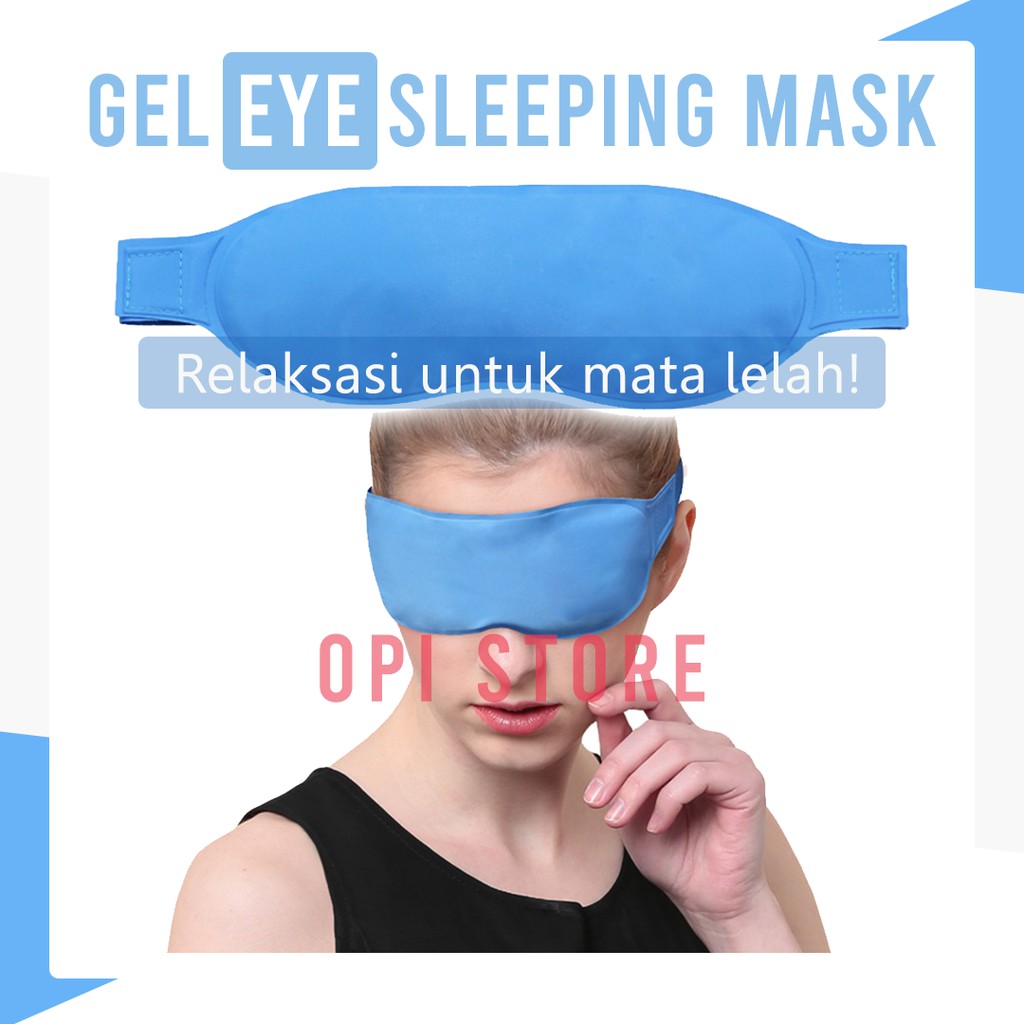  Penutup mata tidur  Motif Sleep Eye Mask Travel Sleepmask 