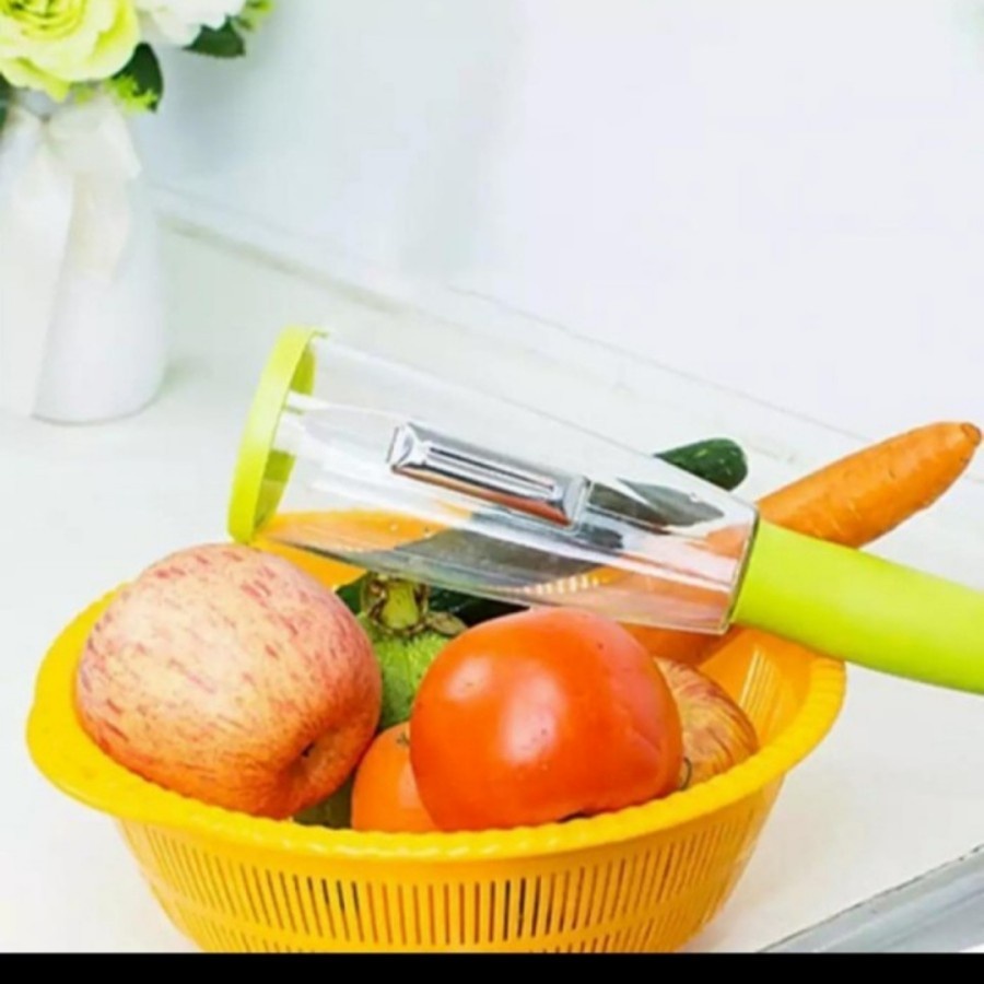 Sgmshop PTPK Peeler tabung pengupas kulit buah pisau sayur dapur alat masak