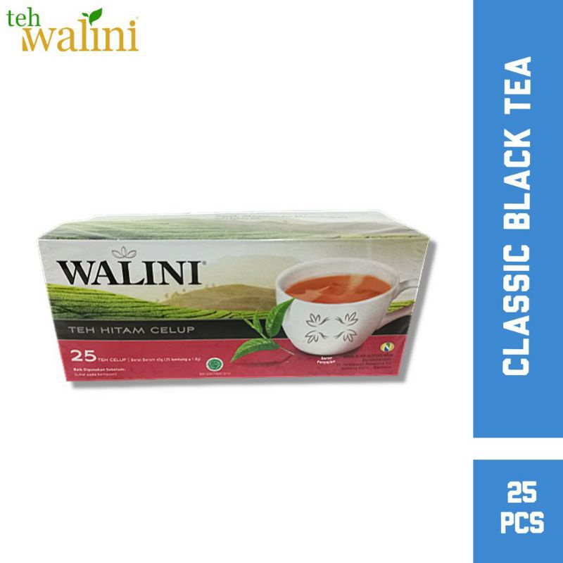 

WALINI Teh Hitam classic black tea 25's