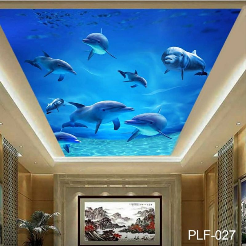 Wallpaper Plafon Custom 3D