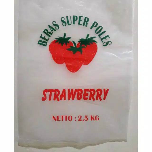 

Plastik beras 2,5kg cap strawberry