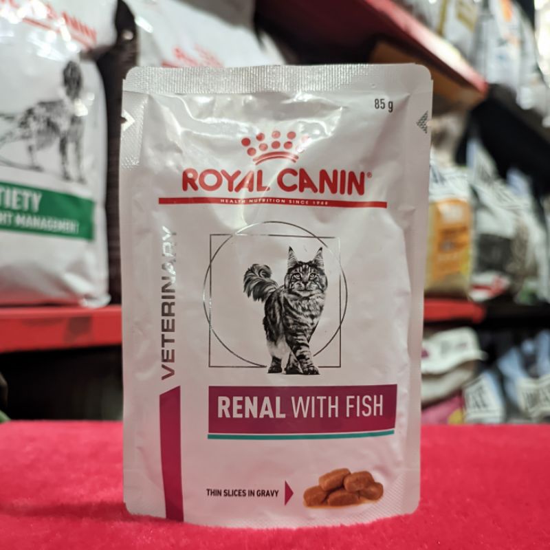 Royal Canin Sachet Renal 85gr - Catfood Pouch Makanan Kucing Masalah Ginjal