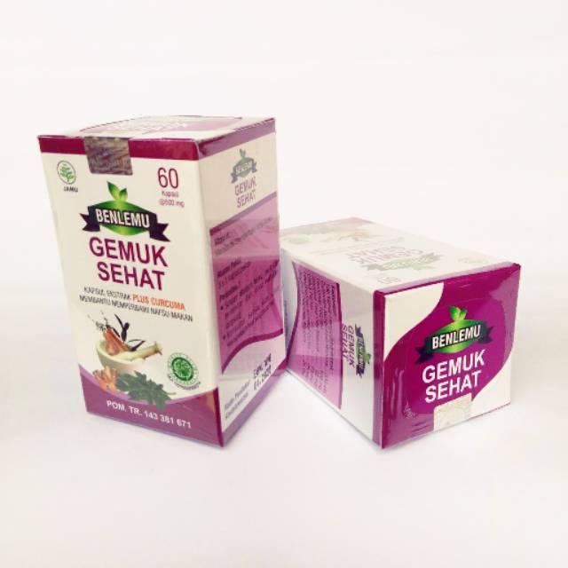 Kapsul Gemuk Sehat Benlemu (Ekstrak Plus Curcuma) Al-Ghuroba