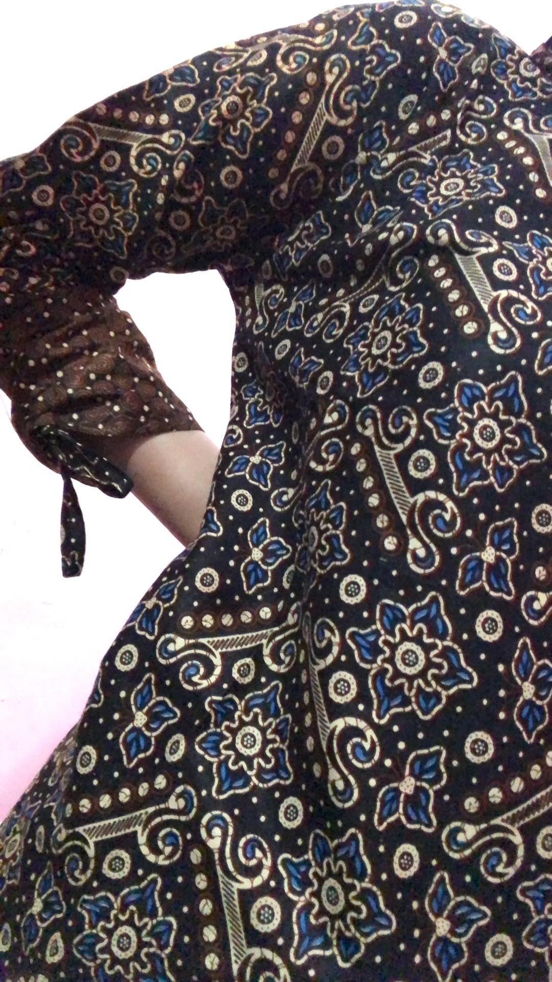 Atasan Batik Dolby Dolbi Dobby Doby Tenun Sutra Tulis Halus Katun Atbm Baron ,sarombit Atasan