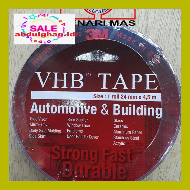 

D4R0Jr4 Double / Doble Tape Foam 3M Vhb Besar 24Mm F520Lsp