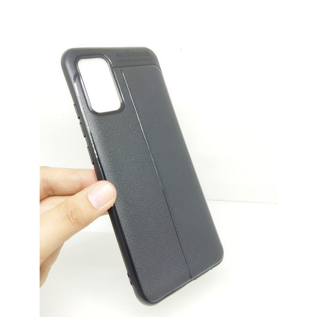 AutoFokus Samsung A02S A025F 6.5 inchi Leather Soft Case AUTOFOCUS Motif Kulit Jeruk