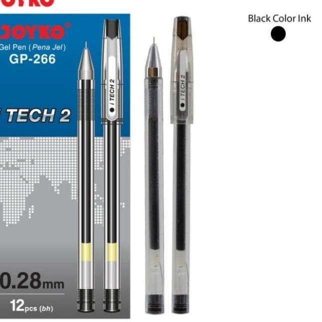 

((TERLARIS)) [PAM] Gel Pen Joyko GP-266 I TECH HITECH 2 (12pcs)