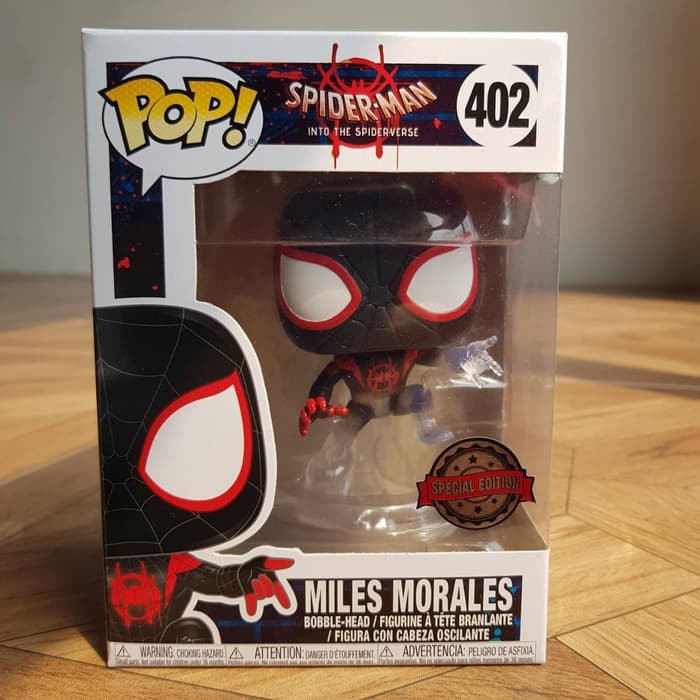 miles morales translucent funko pop