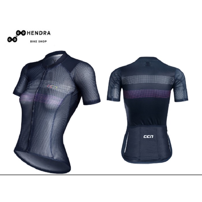 JERSEY CCN SPORT WOMEN SKIN STRIPE NAVY