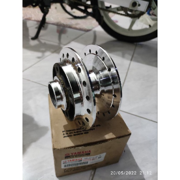 Tromol depan RX KING original baru bubut gilap cnc