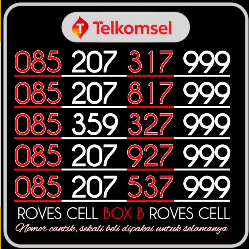 NOMOR CANTIK TELKOMSEL SERI TRIPLE 999 TRIPEL HOKI 0999 2999 3999 4999 5999 6999 7999 KARTU AS CANTIK