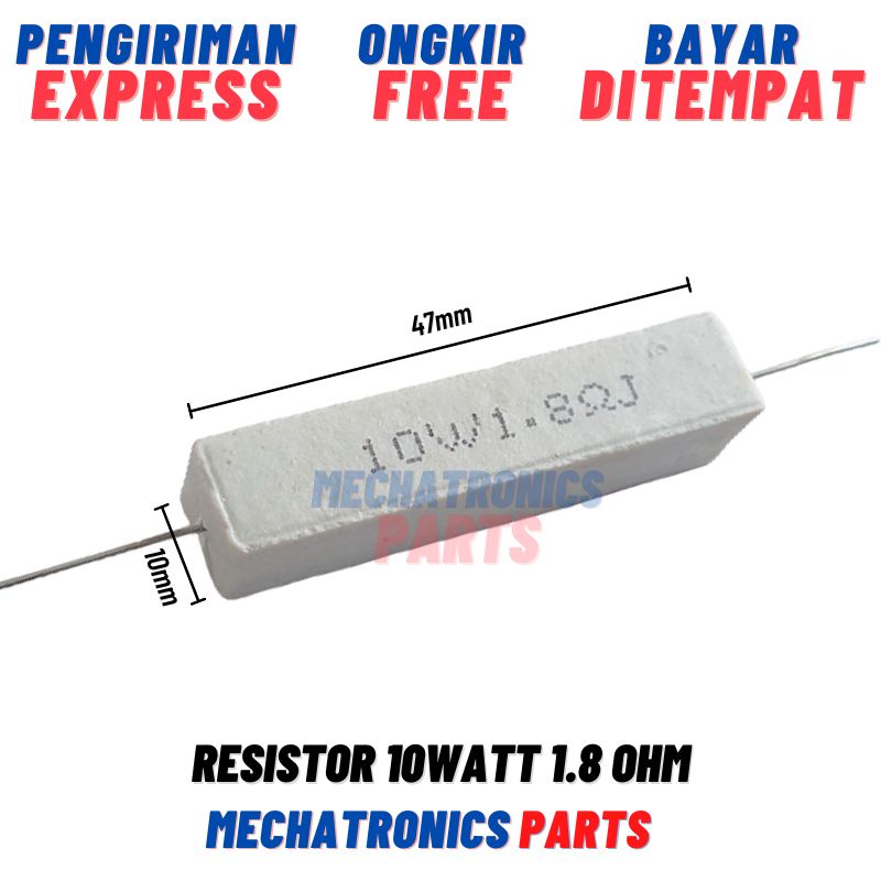 [PAS-9548] RESISTOR 10WATT 1.8OHM