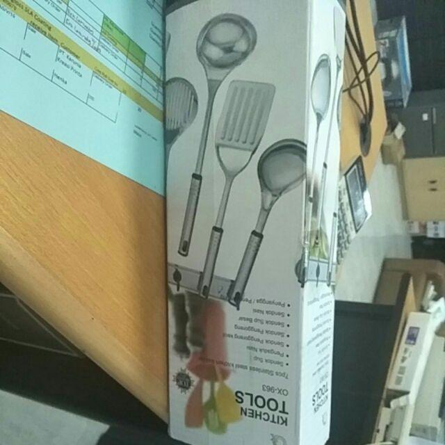 Oxone Ox-963 Spatula Bahan Stainless Steel. Isi 7 Pcs