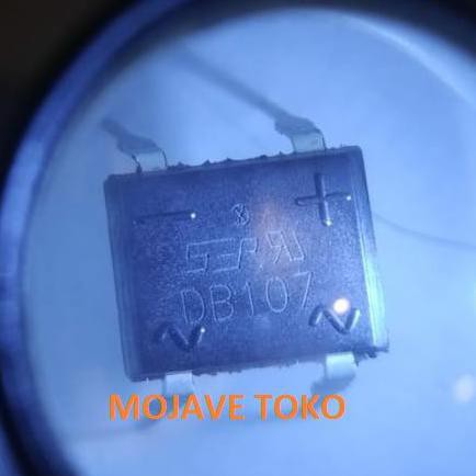 DB107S Diode Bridge Rectifier DB107 DB 107S 1A 1000V SMD Mojav22 Segera Dapatkan