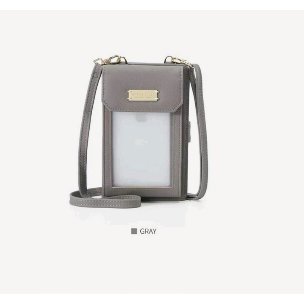 Tas HP Wanita Touch Screen CLARA Dompet HP Multifungsi Import Tas Selempang Wanita Kulit Pocket Mika Sako Touch Screen Maxsimal