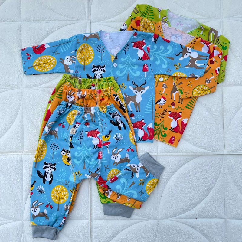 PROMO 7.7 Qualitas Premium 18 PCS Baju Celana Pempers Bayi Baru Lahir Newborn Asyam Baby Wear