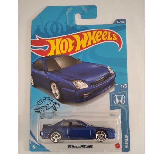 Diecast Hot Wheles 98 HONDA PRELUDE Biru HW Hotwheels Mobil Mainan Anak Lot P 2020