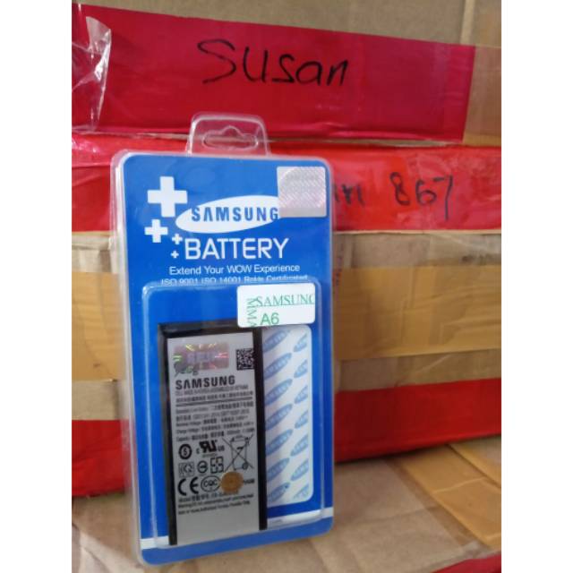 BATERAI SAMSUNG A6 / A600 ORIGINAL BATTERY BATRE ORI SEGEL FC