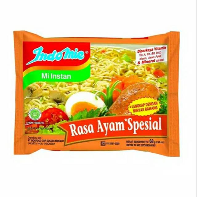 

Indomie rasa ayam spesial