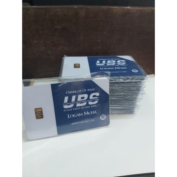Emas asli LM Logam Mulia UBS 0.5gr gram dan 1gr gram Kadar 99.99% SNI hadiah investasi