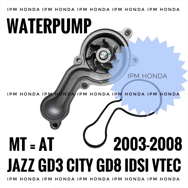 19200 PWA Pompa Air Water pump Waterpump Honda Jazz GD3 City GD8 Idsi Vtec 2003 2004 2005 2006 2007 2008