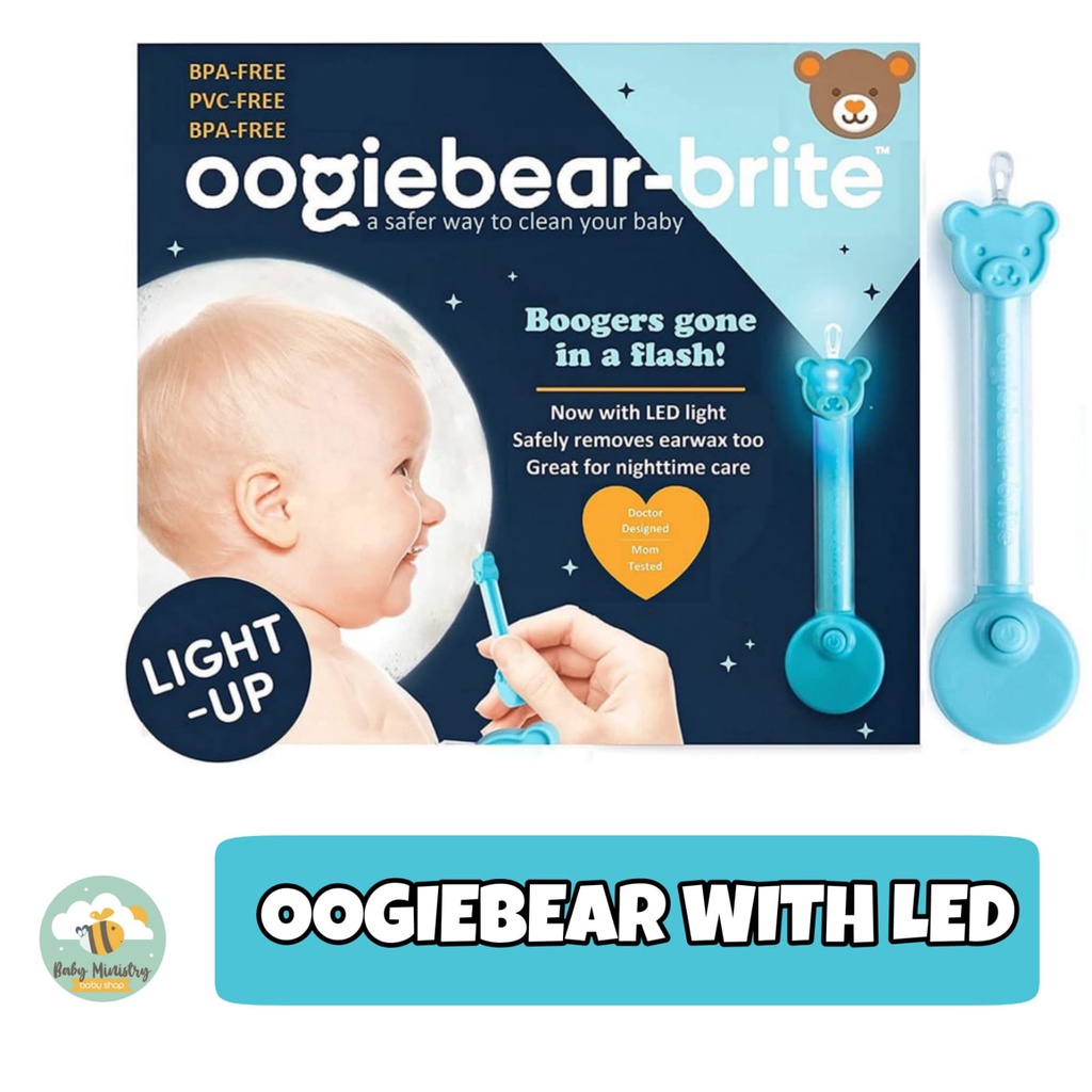 OOGIEBEAR / BOOGER TOOL  - Pembersih Hidung dan Telinga Bayi / oogie / Pembersih Telinga Bentuk / korek hidung bayi / korek telinga bayi/ BABY Ministry / babyministry / baby.ministry / x-kids better booger tool