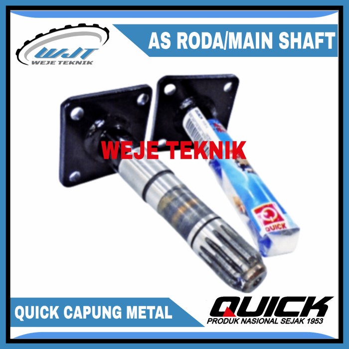 AS RODA TRAKTOR MAIN SHAFT QUICK CAPUNG METAL