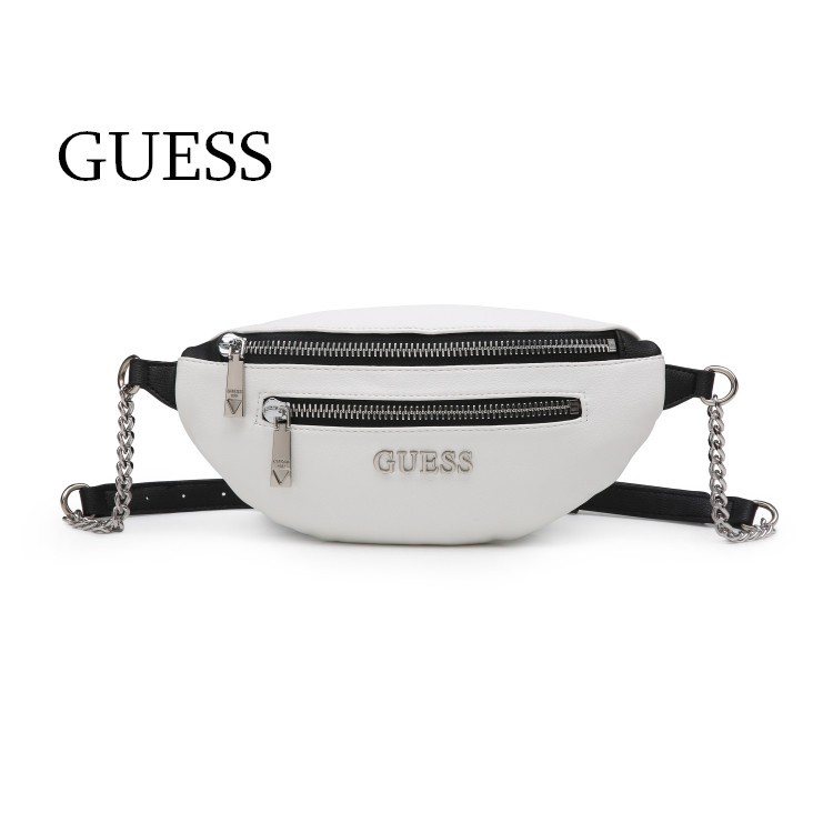 (PGBAGS)TAS PINGGANG/WAISTBAG GGUESS FASHION WANITA TALI RANTAI MIX PU #225838
