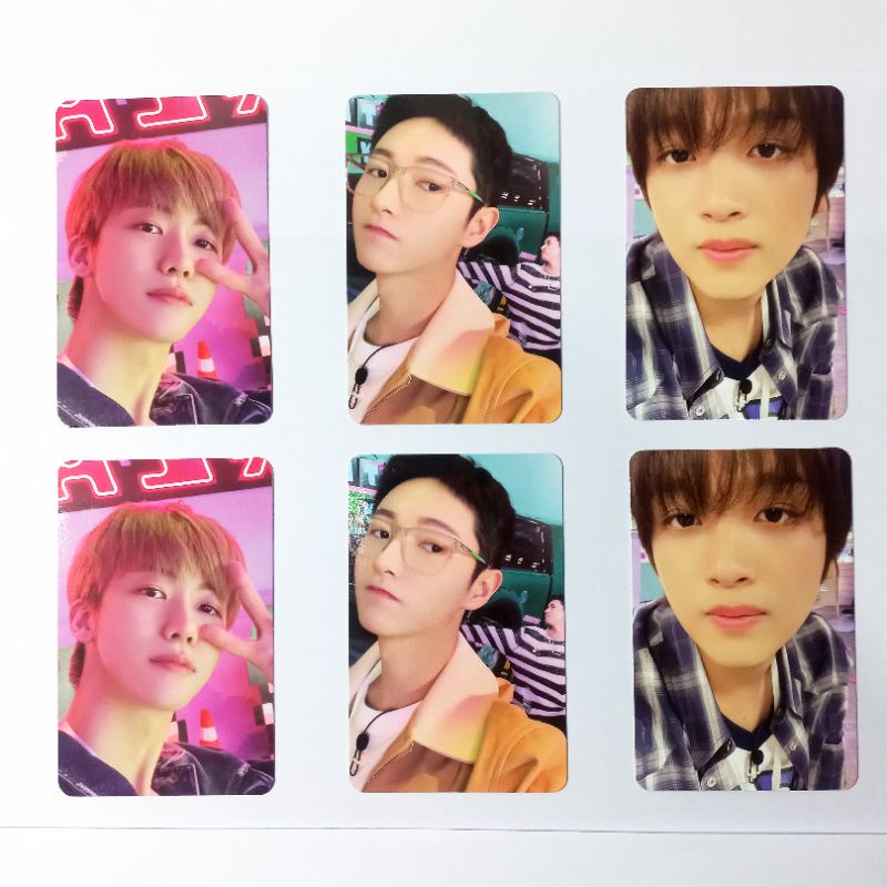 Trading Card B ver Glitch Mode Photocard Selca Jaemin Renjun Haechan
