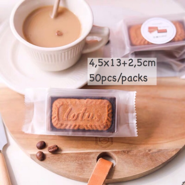 

Plastik nastar cookies 4.5x13cm putih dove 50pcs PC-106