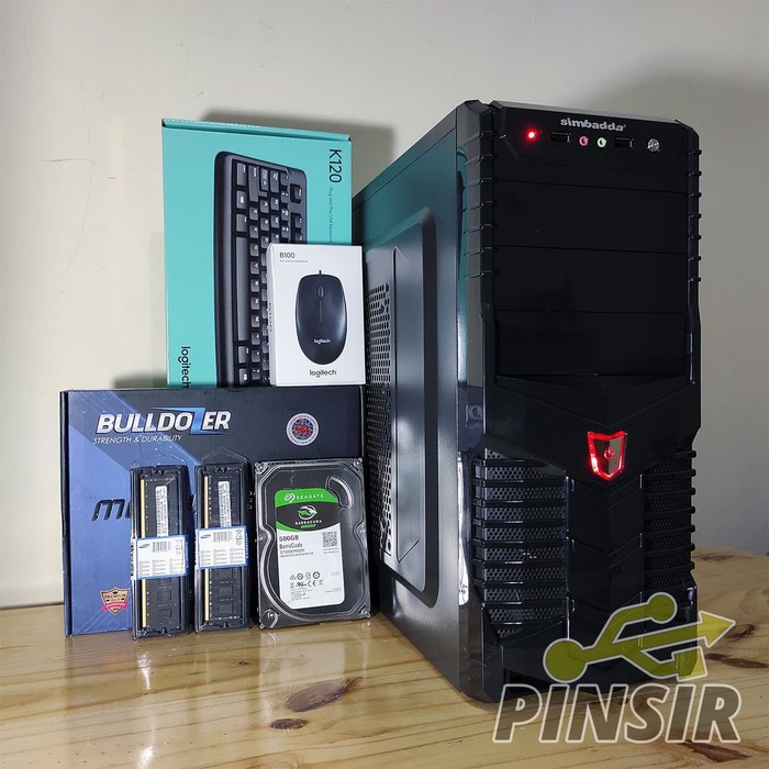 CPU Komputer Rakitan Intel Core i5 RAM 8GB SSD 120GB - Rusak Ganti Baru