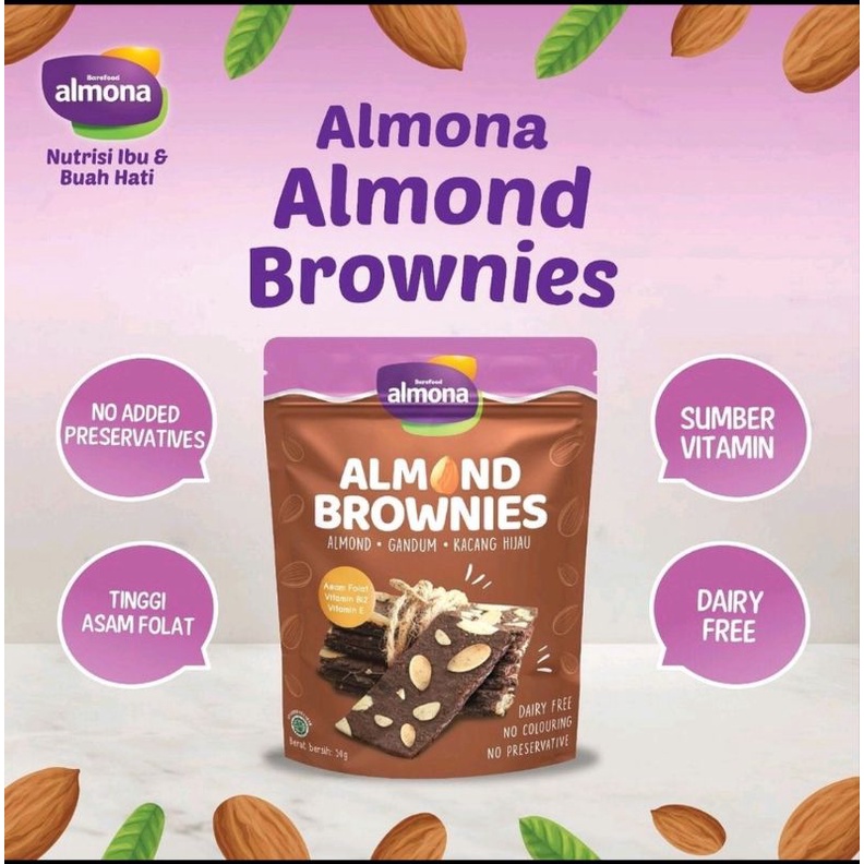 Almona Almond cookies &amp; brownies || Exp jun 2024