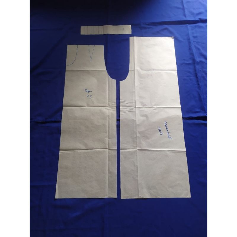 Pola instan celana  kulot