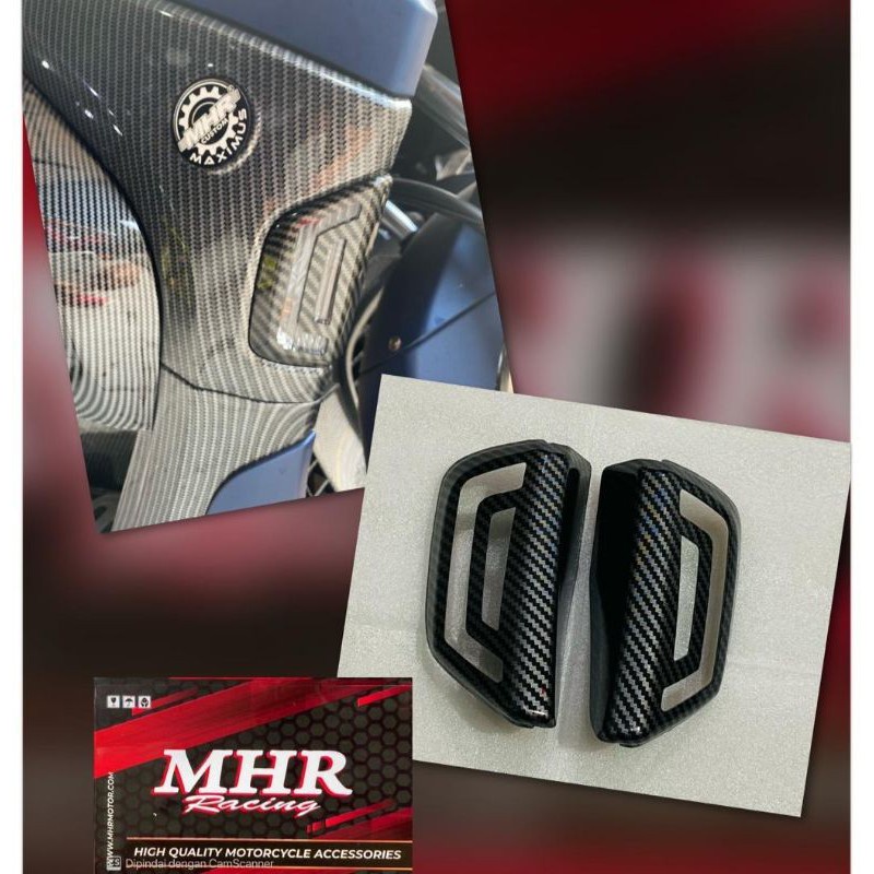 Cover Sen Depan Bagian Kecil Nmax New 2020 Karbon Merk MHR Original