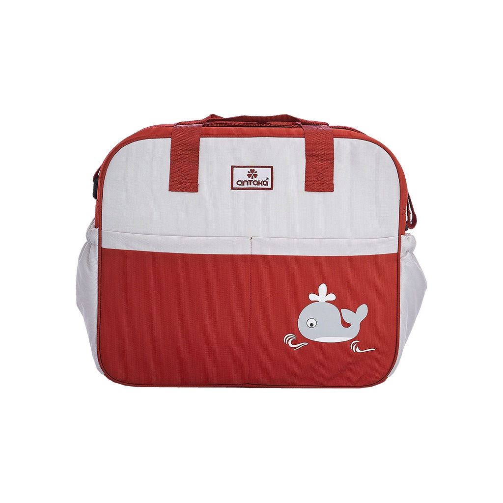 Cintaka Tas Bayi Besar Seri Whale Saku Print - TCT2551