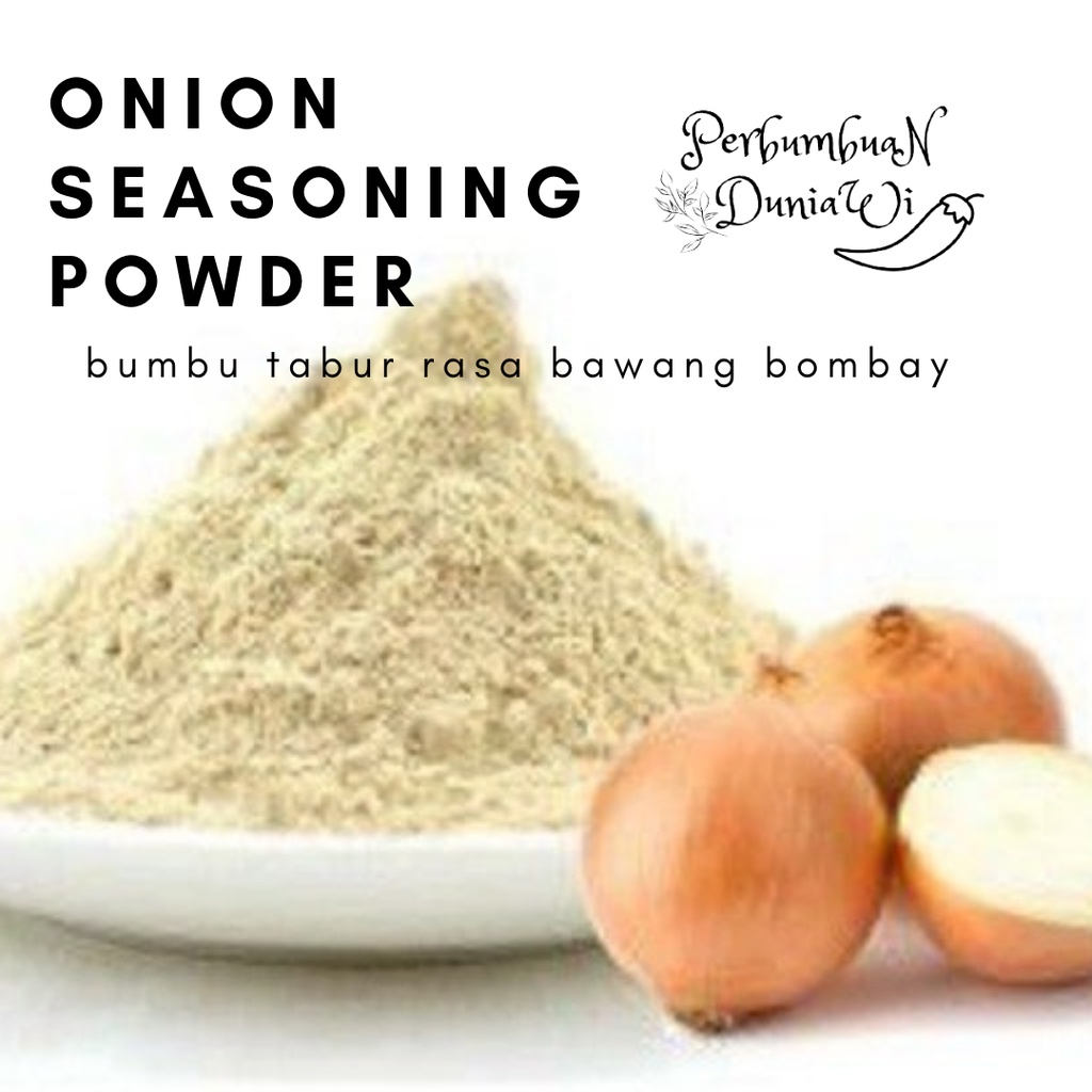 

Bumbu Tabur Rasa Bawang Bombay Onion Seasoning Powder 500 Gr Surabaya - Perbumbuan Duniawi