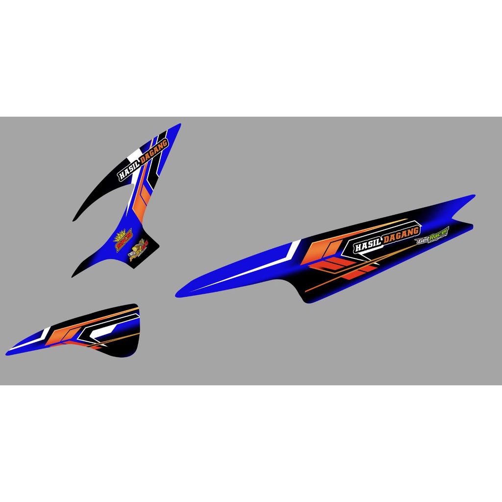 Stiker STRIPING Mio Sporty custom desain request nama, warna, nomor, sponsor. stiker mio | M2 | KR S