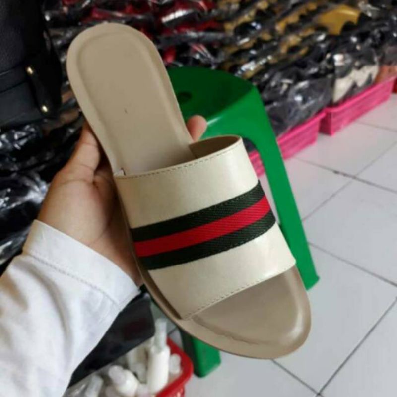 sandal kulit asli wanita kode 7