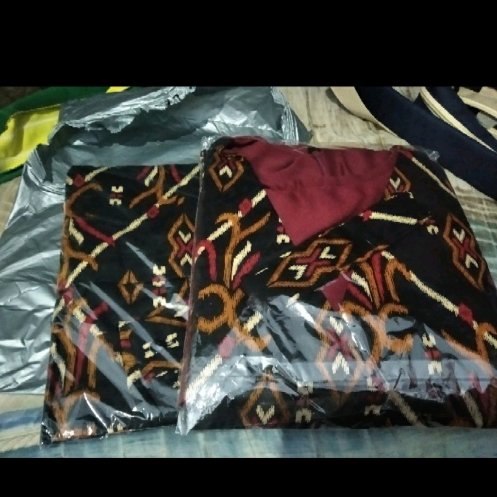 Couple Gamis Lebaran Hem Flanella Wanita Terbaru Modern Eid Series Muslim Muslimah Keren