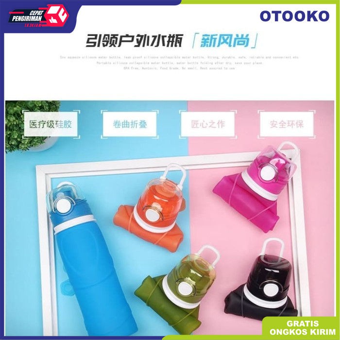 Botol Minum Lipat My Friday Anak Dewasa Foldable Silicone Bottle 750ML