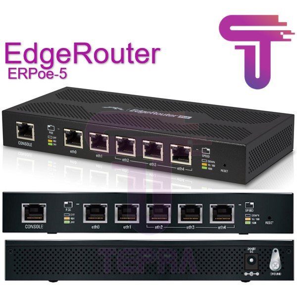 Ubiquiti ERPoe-5 Edge Router PoE 5-Port Router PoE