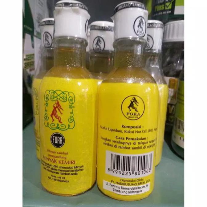 Jual Minyak Kemiri Fora 65 Ml Penyubur Rambut Indonesia Shopee Indonesia